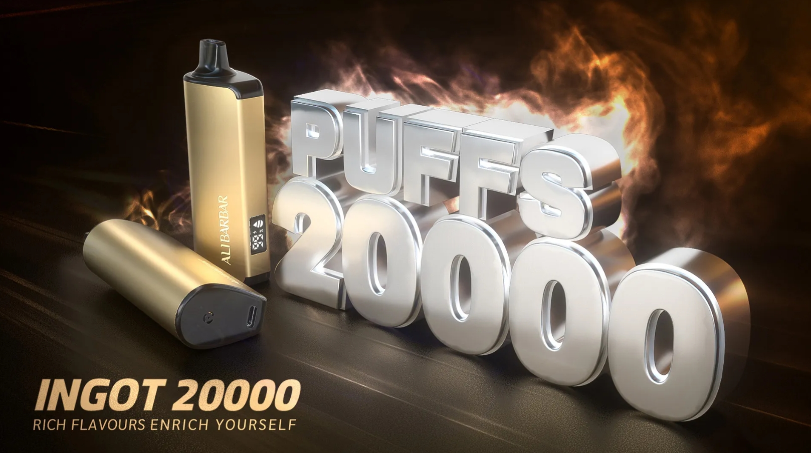 Alibarbar Ingot 20000 Puffs Vape - borovničev blast: tehnolo&scaron;ki užitek in okusna eksplozija, ki je osvojila Slovenijo